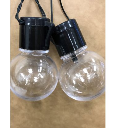 Clear Bulb Solar String Lights